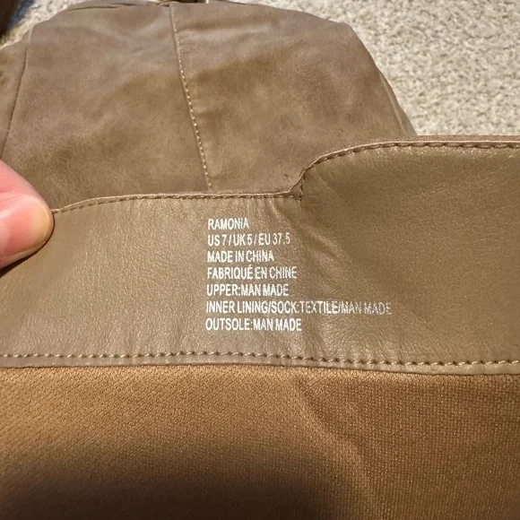 JustFab Brown Heeled Boots - Picture 5 of 6